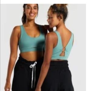 Gymshark Whitney Bra Deep Sage Green size M